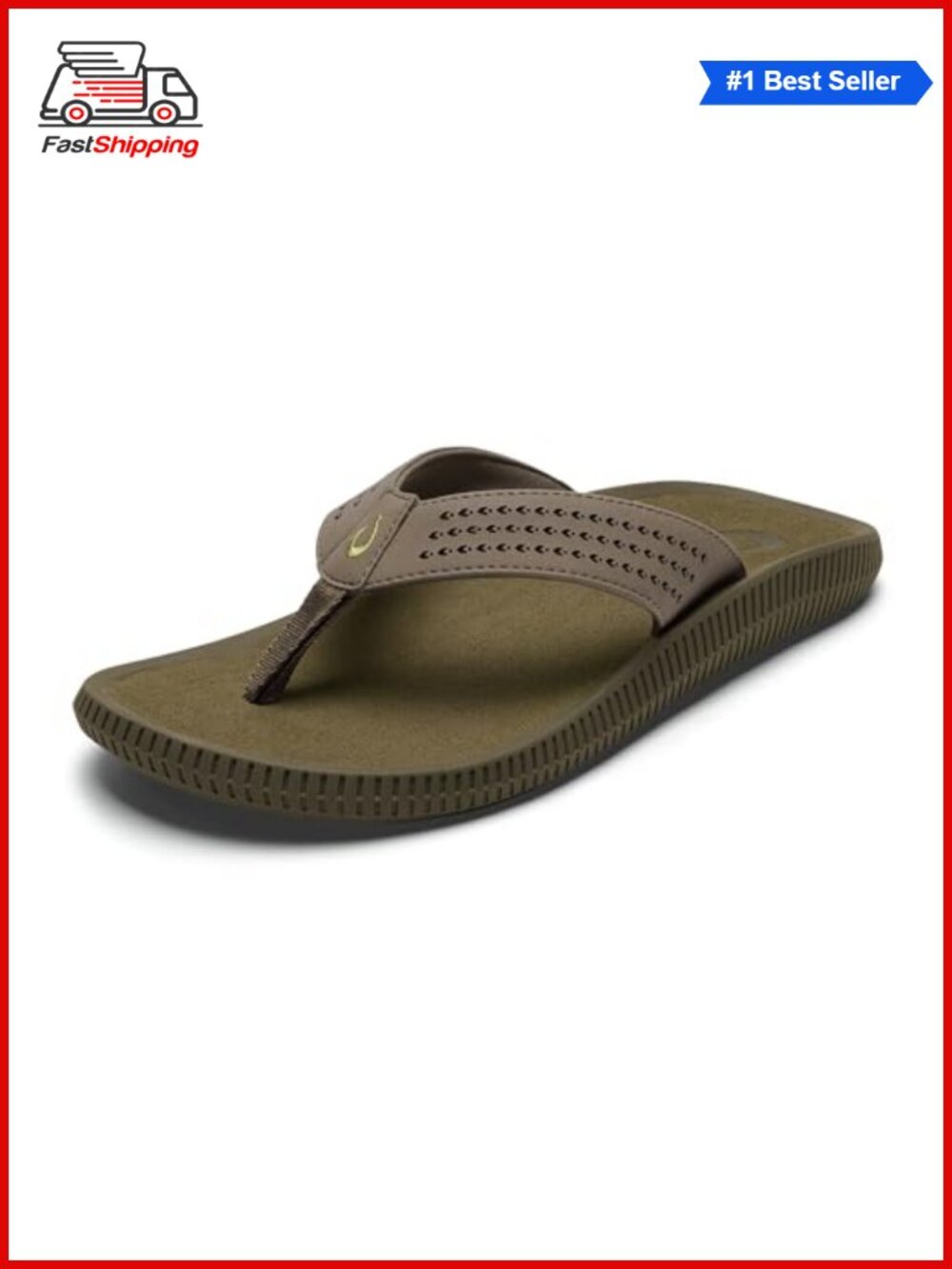 ✨ OluKai Ulele Men's Water Resistant Beach Flip Flop Sandals